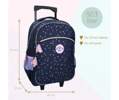 Mochila con Ruedas Milky Kiss Dotted Delight