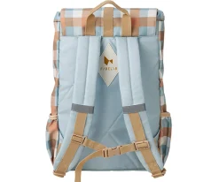Mochila Escolar Grande Cottage Blue Checks