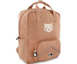 Mochila Escolar Grande Mr. Cat con Llavero Personalizado