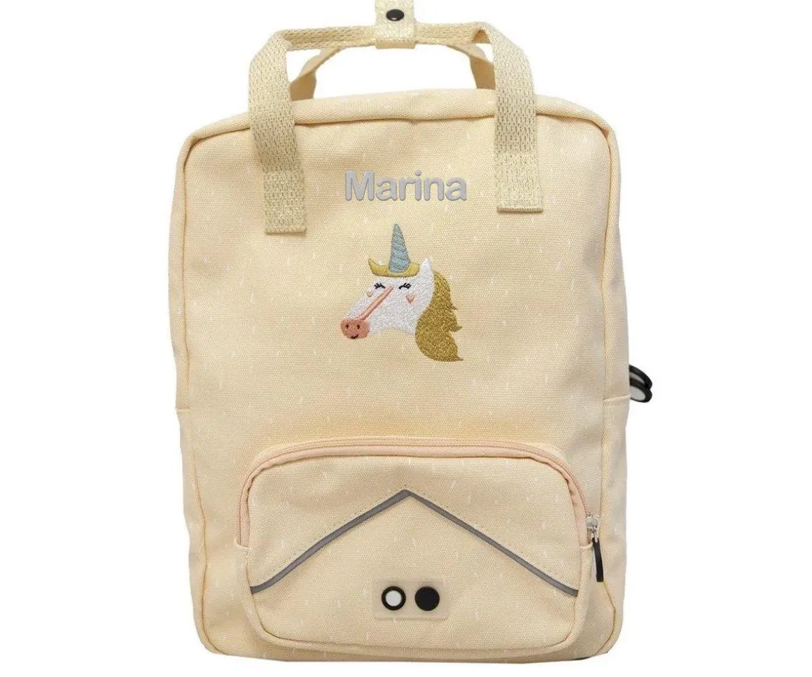 Mochila Escolar Grande Mrs. Unicorn Personalizable