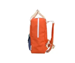 Mochila Escolar Mediana Envelope Lifebuoy Orange Personalizable