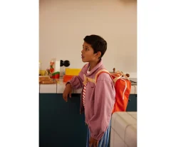 Mochila Escolar Mediana Envelope Lifebuoy Orange Personalizable