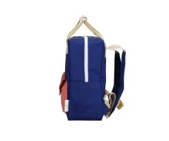 Mochila Escolar Mediana Envelope Ned Blue Personalizable