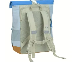 Mochila Escolar Mediana Rolltop Sunny Explorer Green / Blue