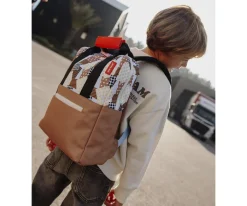 Mochila Escolar Patchwork