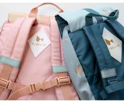 Mochila Escolar Pequeña Cottage Blue Checks