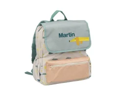 Mochila Escolar Perro Volador Personalizable