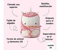Mochila Grande Personalizable Unicornio