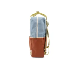 Mochila Grande Personalizable Better Together Colourblocking Badminton Blue + Leather Ball