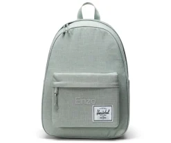 Mochila Herschel Classic Iceberg Green Crosshatch Personalizable