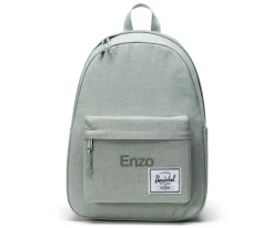 Mochila Herschel Classic Iceberg Green Crosshatch Personalizable
