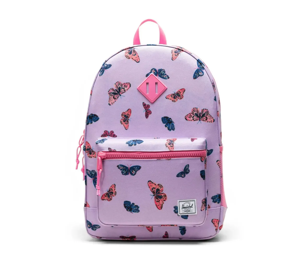Mochila Herschel Heritage Youth Personalizable Butterfly Lavendula
