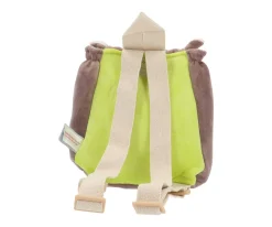 Mochila Infantil Hipopótamo Bazile Verde Personalizable