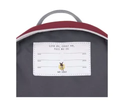 Mochila Infantil Mini Bear Burgundy Personalizable