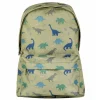 Mochila Infantil Mini Dinosaurios Personalizable + Llavero T-Rex Regalo