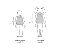 Mochila Infantil Mini Flowers Garden Personalizable