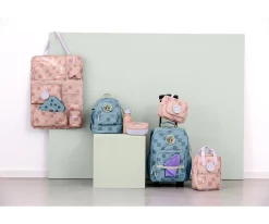 Mochila Infantil Mini Pattern Party Blue / Green