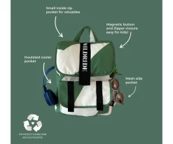 Mochila Infantil Reciclada Green Graphic