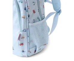 Mochila Mediana City Cars + Llavero Personalizable