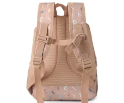 Mochila Mediana Funny Letters + Llavero Personalizable