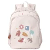 Mochila Mediana Geometric Nature + Llavero Personalizable