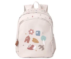 Mochila Mediana Geometric Nature + Llavero Personalizable