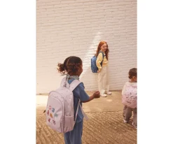 Mochila Mediana Geometric Nature + Llavero Personalizable