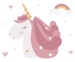 Mochila Mini Fashion Rosa Personalizada Magical Unicorn