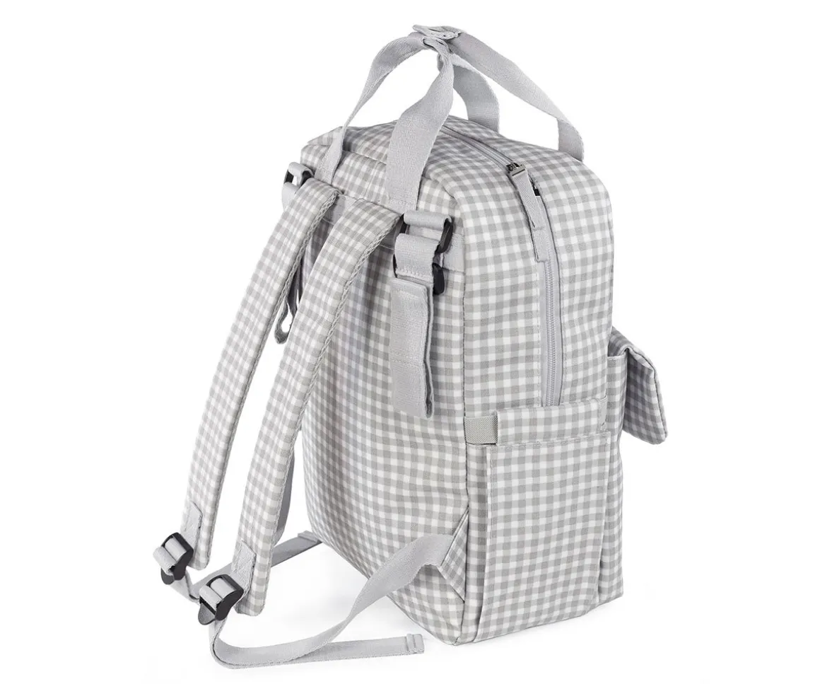 Mochila para Silla de Paseo I Love Vichy Gris