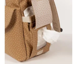 Mochila para Silla de Paseo Lunares Poppy Canela