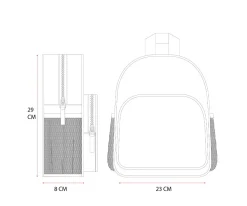 Mochila Pequeña Hello Kitty Follow the Rainbow