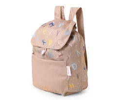 Mochila Pequeña Tela Funny Letters Personalizable