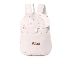 Mochila Pequeña Tela Geometric Nature Personalizable