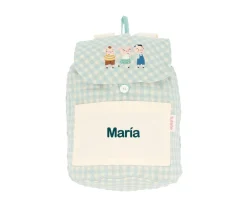 Mochila Pequeña Vichy The Three Little Pigs Personalizable