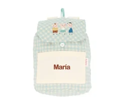 Mochila Pequeña Vichy The Three Little Pigs Personalizable