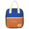 Mochila Preescolar Arthur Tricolor Azul Eléctrico Personalizable