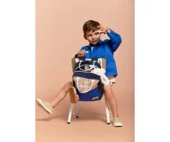 Mochila Preescolar Arthur Cuadros Beige Personalizable