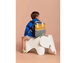 Mochila Preescolar Arthur Tricolor Amarillo Personalizable