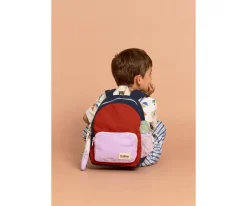 Mochila Preescolar Romy Tricolor Terracotta Personalizable
