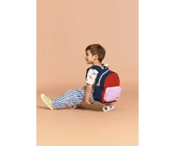 Mochila Preescolar Romy Tricolor Terracotta Personalizable