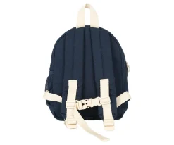 Mochila Preescolar Romy Tricolor Cuadros Beige Personalizable