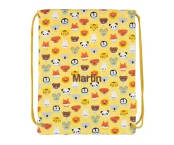 Mochila Saco Animal Friends Personalizable