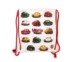 Mochila Saco Coche Fiat 500 Personalizable