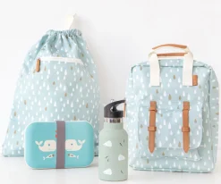 Mochila Saco Fresk Gotas Menta