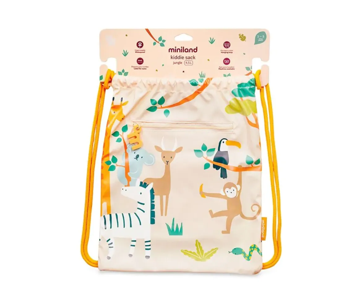 Mochila Saco Impermeable Kiddie Jungle