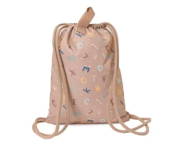 Mochila Saco Impermeable Funny Letters Personalizable