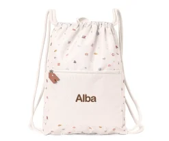 Mochila Saco Impermeable Geometric Nature Personalizable