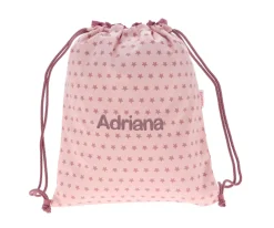 Mochila Saco Lyra Rosa Personalizable