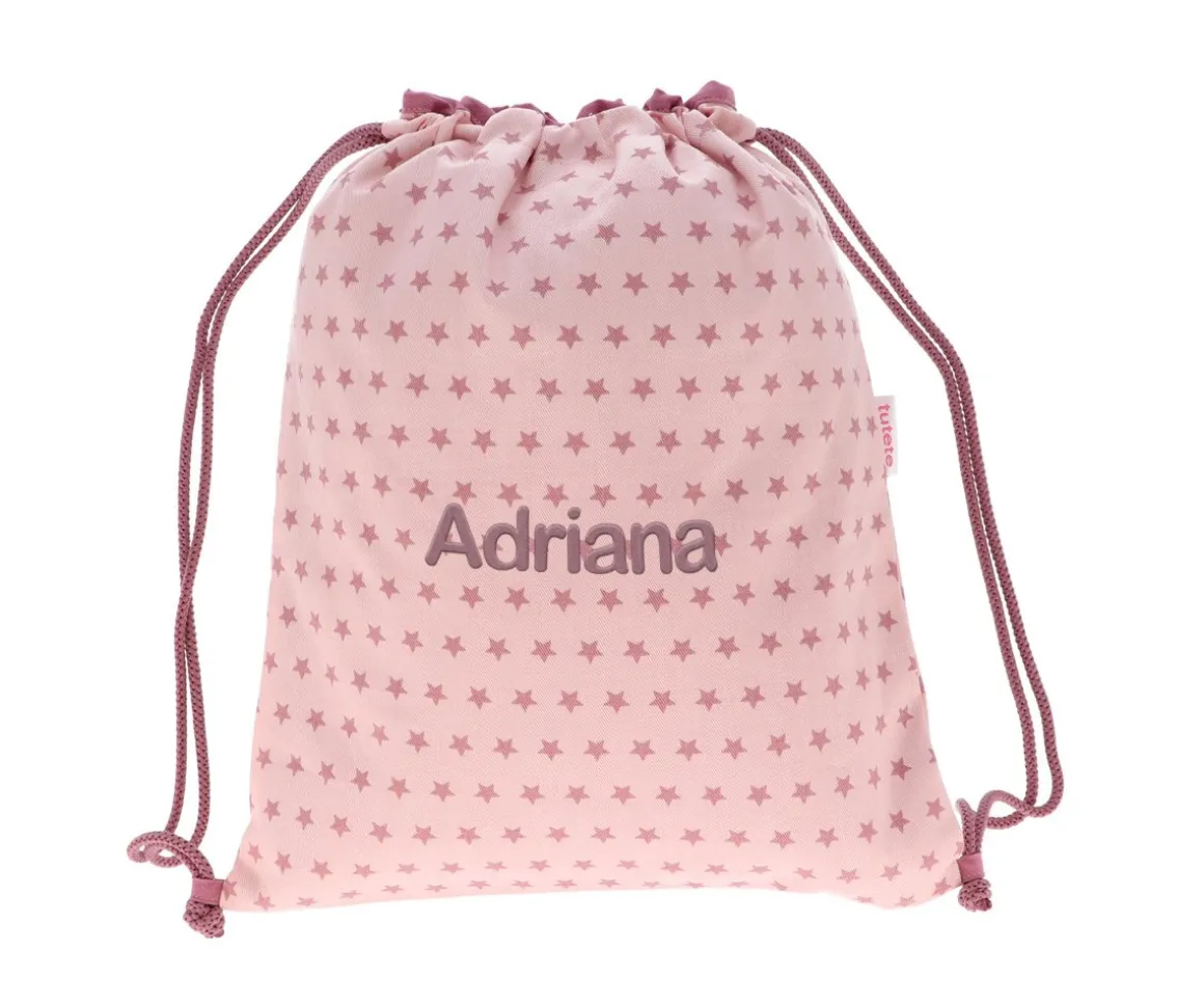 Mochila Saco Lyra Rosa Personalizable