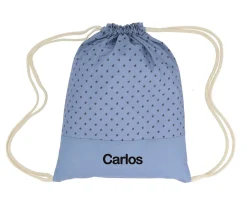 Mochila Saco Mini Star Blue Personalizable